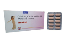  	franchise pharma products of Healthcare Formulations Gujarat  -	tablets healcal.jpg	